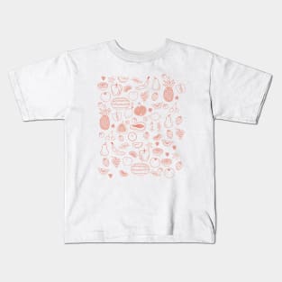 Fruity Drawings Illustration Kids T-Shirt